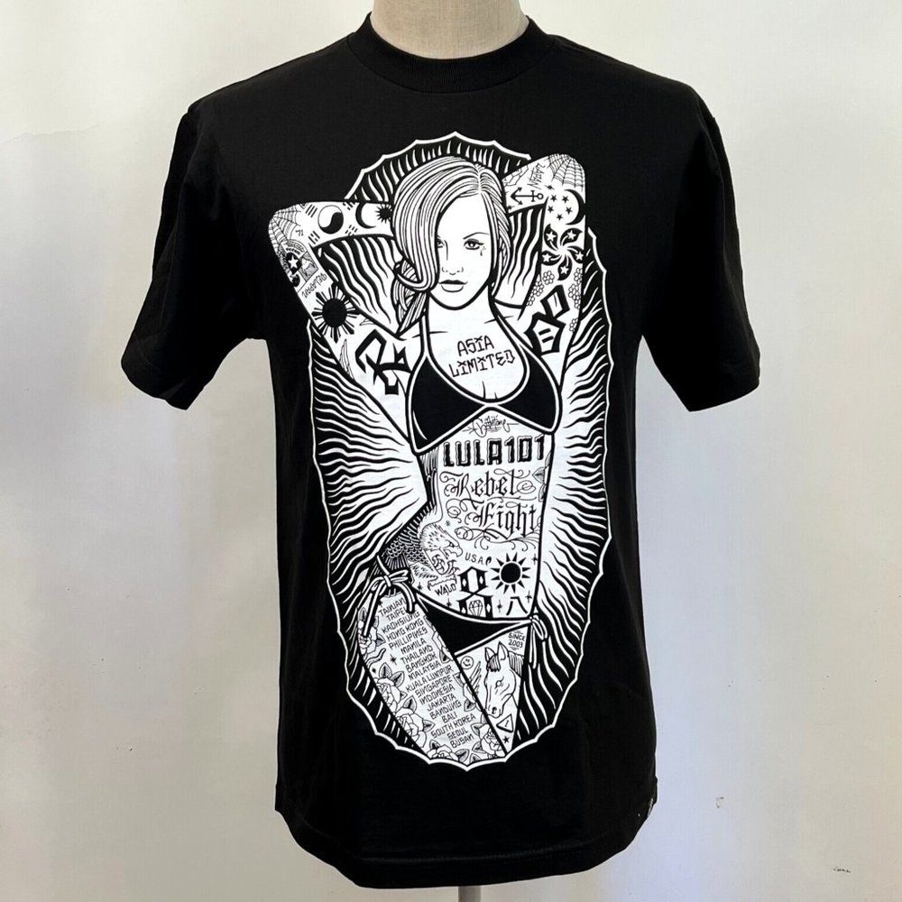 Rebel8 x Lula 101 T-Shirt "Asia Limited Tattoo Girl"